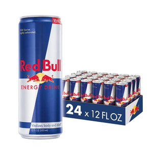 Bebida Energética RedBull Sin Azúcar con Ginseng, 114 mg de Cafeína, Taurina y Vitaminas del Complejo B, Energía Potente, Paquete de 24 Latas de 12 Onzas Líquidas - Product Image 1