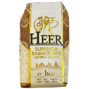 Heer - Arroz Basmati Extra Largo de 10 kg HEER EXTRA LARGO BASMATI 1 kg - Product Image 6