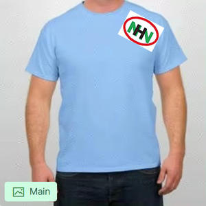 เสื้อยืดผ้าฝ้าย100% สำหรับผู้ชายเสื้อยืดถักลำลองแขนสั้นขนาดใหญ่พิเศษพิมพ์โลโก้ได้ตามต้องการ - Product Image 4