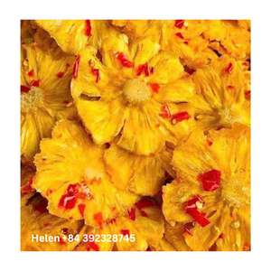 Ananas séchés avec sel vente en gros commande en gros anneaux d'ananas séchés doux origine au Vietnam meilleures ventes tranches d'ananas épicés - Product Image 1