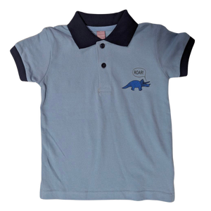 Polo en coton pour garçons, T-shirts pour enfants, avec logo imprimé dessin animé, vente en gros, fabricant Bangladesh - Product Image 3