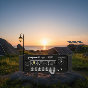 ตัวควบคุมการชาร์จพลังงานแสงอาทิตย์ Morningstar Sunlight 20A 24VDC PWM พร้อมจอ LCD - Product Image 3