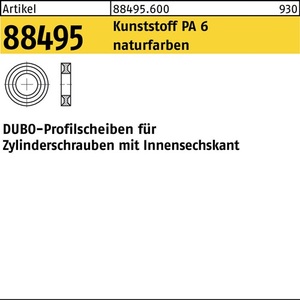 Vis à profil disque R 88495 303-M8x3.3 PA 6 Naturel 100 Pièces par DUBO - Product Image 1