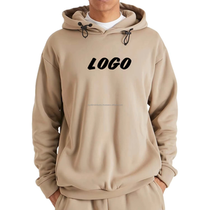 OEM personalizado deportivo 100% algodón de peso pesado de lana de los hombres clásico lateral con cremallera bolsillo Sudadera con capucha de invierno - Product Image 1