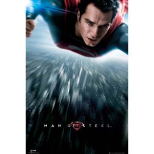 Póster de Superman, Hombre de Acero, Imagen en Movimiento para Decoración de Pared - Product Image 1