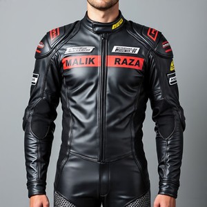 Costume en cuir de moto de marque personnalisée de marque privée | Service OEM bas quantité minimale de commande | Fournisseur fiable - Product Image 4