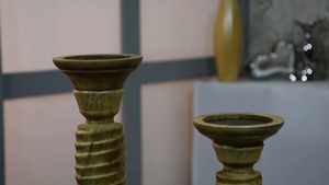 Porte-bougie en bois de style arbre pour la décoration de la maison, l'affichage dans le salon, la chambre à coucher, sur la table et comme cadeau parfait, accent provenant d'Inde - Product Image 6