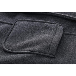 Sweat à capuche décontracté pour homme en polaire avec poche, coupe classique, uni, respirant et à séchage rapide pour un usage quotidien, hiver 2025/2026 - Product Image 5