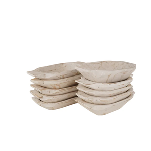 ชามแป้งทำจากไม้โบราณสำหรับตกแต่งบ้านชามแบบชนบทแกะสลักด้วยมือ - Product Image 3