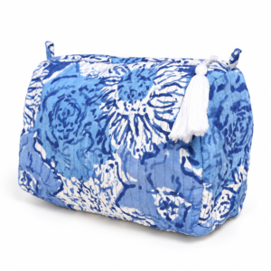 Pinksa Fashion - Juego de Bolsas de Maquillaje Portátiles Ecológicas de Algodón Acolchado con Cierre, para Viajes y Organización, Estilo Rajasthan - Product Image 6