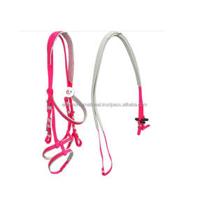 Bridon de course de chevaux en PVC de qualité supérieure avec rembourrage doux, couleur et logo personnalisés, taille personnalisée - Product Image 3