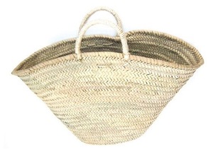 Natural <b>Baskets</b> Natural Handmade Straw <b>Basket</b> Two Handles Minimalist Design Open Top Straw Lining Model 10 for Home Decoration - Product Image 4