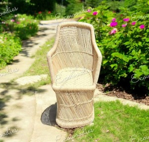 Chaise Sarkanda en bambou naturel à bas prix pour salon de jardin, intérieur et extérieur - Product Image 3