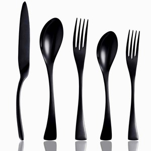Ensemble de cuillères de luxe en acier inoxydable de haute qualité avec poignée au design unique ensemble de serveurs de cuillères royale de qualité supérieure - Product Image 4