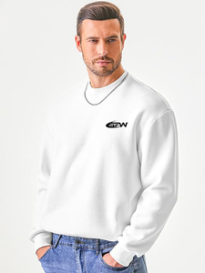 Vente directe d'usine hommes nouveau Style pull décontracté sweats à capuche 100% coton automne hiver chaud tricoté vêtements d'extérieur solide - Product Image 4