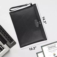 YHX sac souple étanche et ignifuge organisateur de documents avec serrure Protection importante stockage mallette sûre