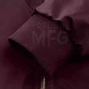 Blouson d'aviateur d'hiver de haute qualité imprimé de logo personnalisé vente en gros style de rue avec col montant - Product Image 6