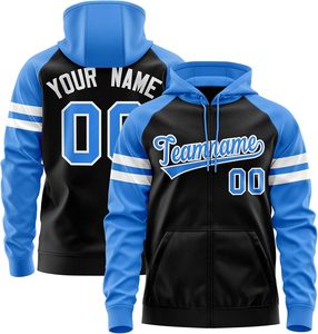 Sudadera Premium con cremallera personalizada para equipos con nombre y número personalizados, elegante Logotipo de equipo bordado - Product Image 1