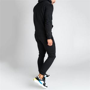 Fabricant de vêtements blanc 100% coton polaire lourd survêtement à capuche et pantalon de survêtement ensemble de survêtement pour hommes ensemble à capuche - Product Image 5