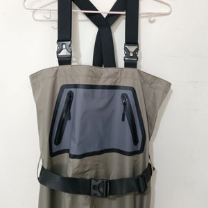 Waders en nylon imperméables et respirants à 3 couches pour la pêche et le camping en plein air avec <span class=keywords><strong>bottes</strong></span> <span class=keywords><strong>de</strong></span> <span class=keywords><strong>pluie</strong></span> - Product Image 1