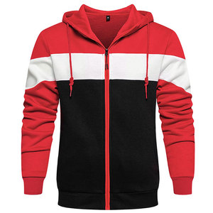 Sudadera con Capucha de Forro Polar de Algodón/Poliéster al por Mayor, Diseño Personalizado con Cremallera, para Hombre, Ropa de Invierno - Product Image 1