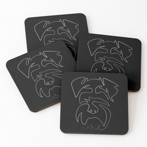 Best Price Printed Tea Serving Coasters New Design Coaters Square 4-Piece Set Hot Selling <b>Placemats</b> for Kitchen Use - Product Image 2