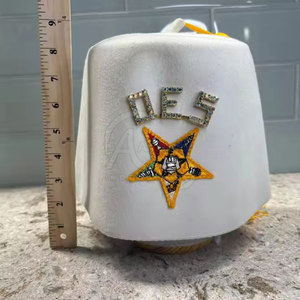 Chapeaux FEZ maçonniques les plus vendus, chapeaux FEZ maçonniques durables, chapeaux FEZ maçonniques élégants pour usage cérémoniel - Product Image 2