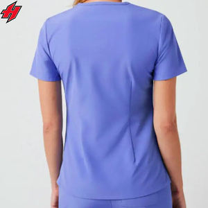 Conjuntos de uniformes médicos personalizados al por mayor uniformes médicos de Enfermería de manga corta impermeables y transpirables uniformes de hospital para enfermeras - Product Image 6