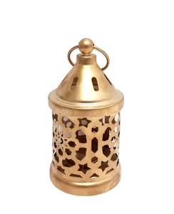 Lanternes colorées de décoration d'éclairage de bougeoir votif en métal structuré élégant pour l'éclairage de Noël et la décoration d'événements - Product Image 5