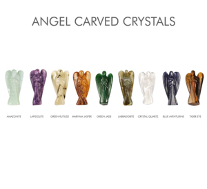 Ange Unakite naturel de qualité AAA sculpture à la main 50-60mm pierre précieuse sculptée pour la guérison de l'énergie cristal cristal de qualité - Product Image 2