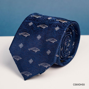 Corbata de Seda de Morera Vietnamita para Hombre - Seda Pura Tejida, Diseño Exclusivo CS8XDHS5 |   Colección Am Huong Dai Duong - Product Image 1