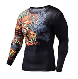 Vêtements d'entraînement Slim Fit imprimés par sublimation personnalisée de haute qualité pour hommes Protège-éruptions respirants à des prix bon marché - Product Image 6