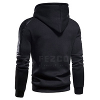 Conjunto Deportivo de Invierno para Hombre con Capucha, 100% Algodón, Transpirable, Forro Polar, Personalizable y Económico
