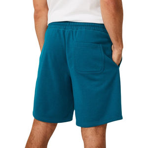 Unisex Summer Casual Graphic <b>100</b>% Cotton Sweat Shorts Quick Dry Breathable Unisex Mid-Waist Pockets Custom Men's Sweat Shorts - Product Image 6