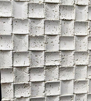 Carreaux souples en pierre artificielle MCM aspect marbre travertin moderne et flexible pour la décoration murale intérieure de villas