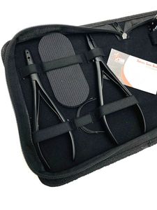 คีมหนีบผมสแตนเลสอเนกประสงค์สีดำด้านพร้อมตะขอห่วง - Product Image 4