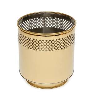 Modern <b>Gold</b> Steel <b>Planter</b> - Product Image 1