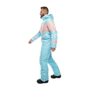 Vente en gros Combinaison matelassée d'hiver unisexe 100% polyester de haute qualité Survêtement deux pièces épais pour adultes comprenant veste et pantalon - Product Image 5