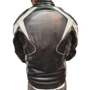 Nueva chaqueta de carreras transpirable de cuero de vaca genuino Unisex, chaqueta de moto negra, protecciones para montar en carretera de invierno de talla grande - Product Image 2