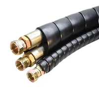 Protection spirale pour tuyau hydraulique, robuste, imperméable, en PE, pour câbles et tuyaux, diamètre intérieur 8 mm (MLXG)