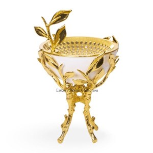 Fantaisie grand porte-bâton de cire plaqué argent coulé en aluminium et fondoir maison et hall d'hôtel décoration et accessoires de parfum fournitures - Product Image 6