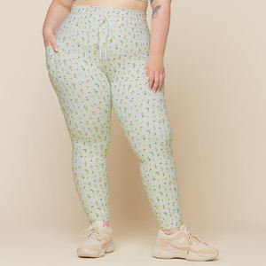 เลกกิ้งออกกำลังกายมีกระเป๋าสำหรับผู้หญิงเลกกิ้งใส่ออกกำลังกายผ้านุ่มใส่สบายแห้งเร็วลายดอกไม้กำหนดได้เอง2025 - Product Image 6