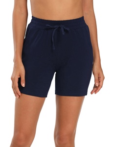 Short Sweat-shirt athlétique en coton avec poche à l'arrière, décontracté, mode Active, pour femmes, nouvelle collection d'été - Product Image 2