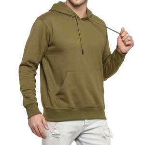 Sudaderas con capucha de alta calidad de moda en blanco de gran tamaño con capucha ropa de hombre logotipo personalizado transpirable 2025 precio razonable sudaderas con capucha de hombre en blanco - Product Image 1