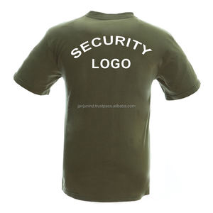 Nouvelle marque hommes tactique t-shirt solide col rond séchage rapide décontracté à manches courtes chemises 100% coton respirant - Product Image 3