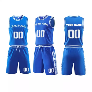 Ensemble de maillots imprimés respirants personnalisés pour hommes/femmes et jeunes uniformes d'équipe de joueurs de basket-ball - Product Image 5