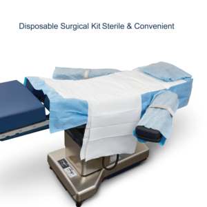 Pemasok Kit sekali pakai disterilkan Taiwan Eo, gaun rumah sakit, Set Kit operasi steril, paket tirai bedah kustom - Product Image 6