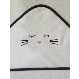 Serviette de bain à capuche pour bébé en coton 100% premium, douce, absorbante, respectueuse de la peau, essentiels pour nouveau-nés en provenance de Turquie - Product Image 2