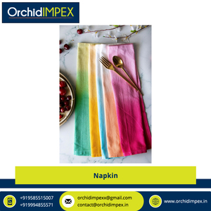 ผ้าเช็ดปากผ้าฝ้าย100% ของแท้สั่งทำพิเศษ - Product Image 6