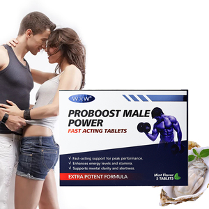 Produit d'amélioration masculine Maxdrive Energy personnalisable, film à la menthe, complément alimentaire à base de plantes, extrait d'épimédium, énergie masculine, film à la menthe Maca - Product Image 1